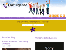 Tablet Screenshot of fortuigence.com